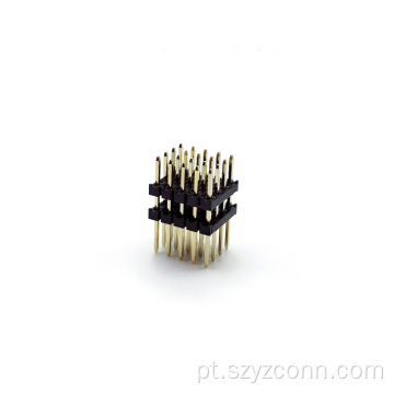 Cabeçalho de pino de 2,0 mm quatro fileiras retas